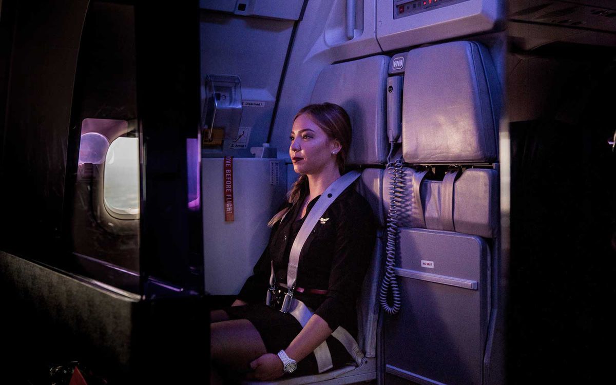 Virgin America Flight Attendant Photographer