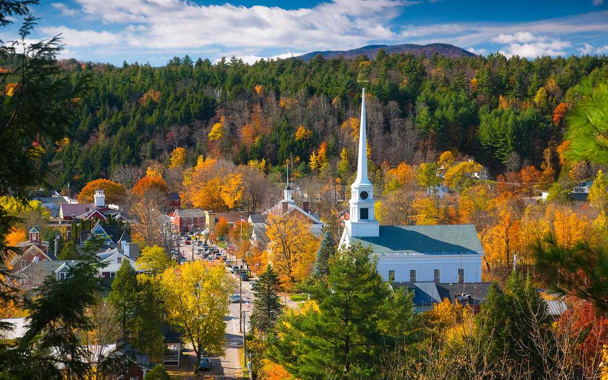 Happiest States in the United States America Vermont