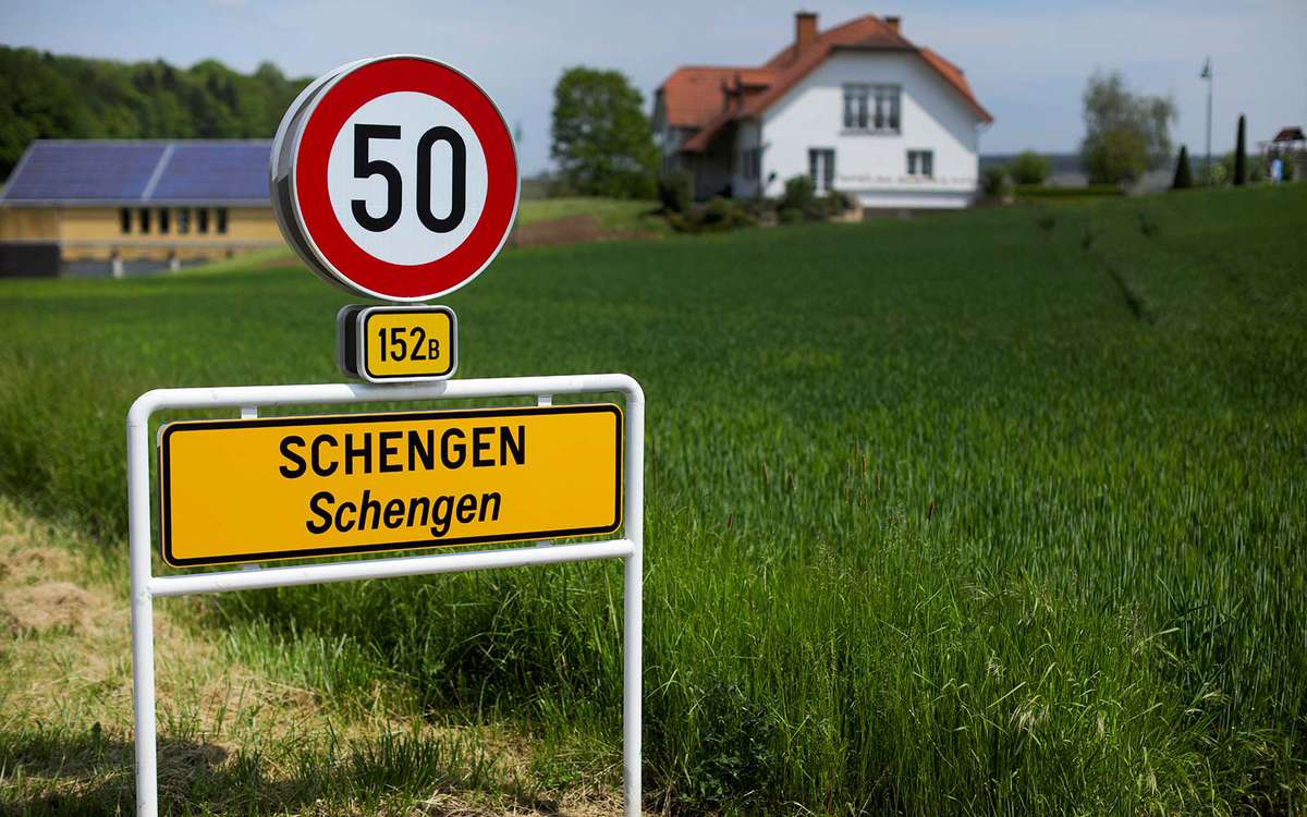 Schengen Agreement Europe border crossing Luxembourg