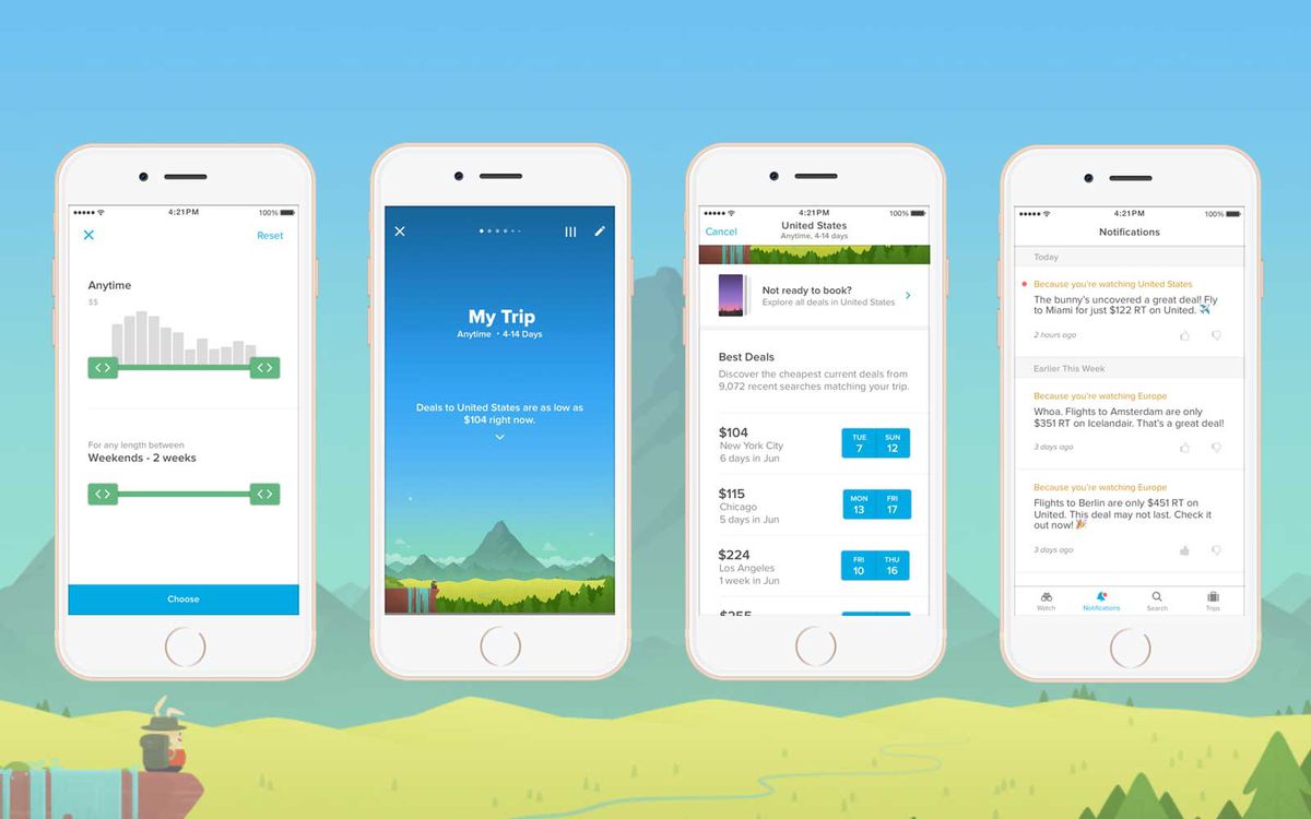 Fare Alerts for Travel with Hopper