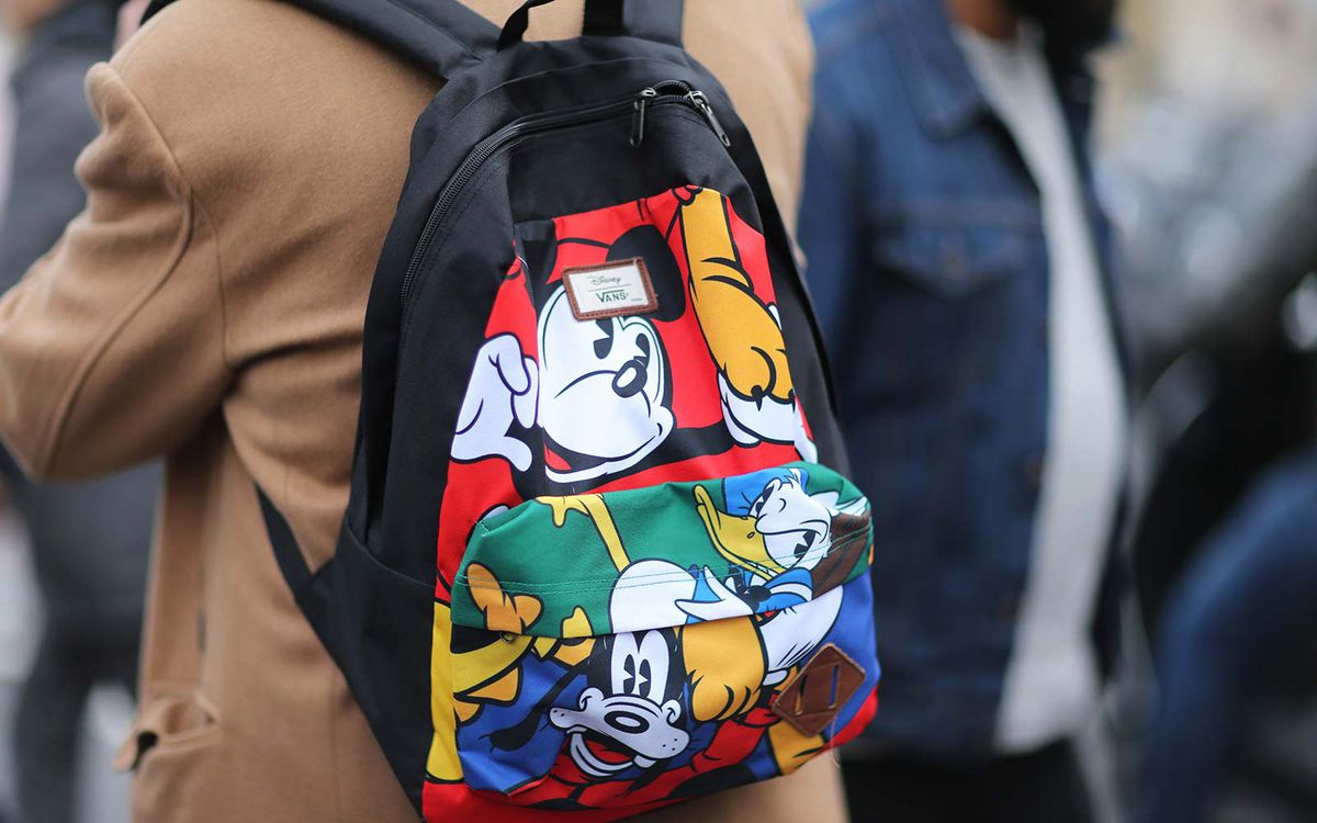 disney character mickey mouse luggage backpack bag suitcase