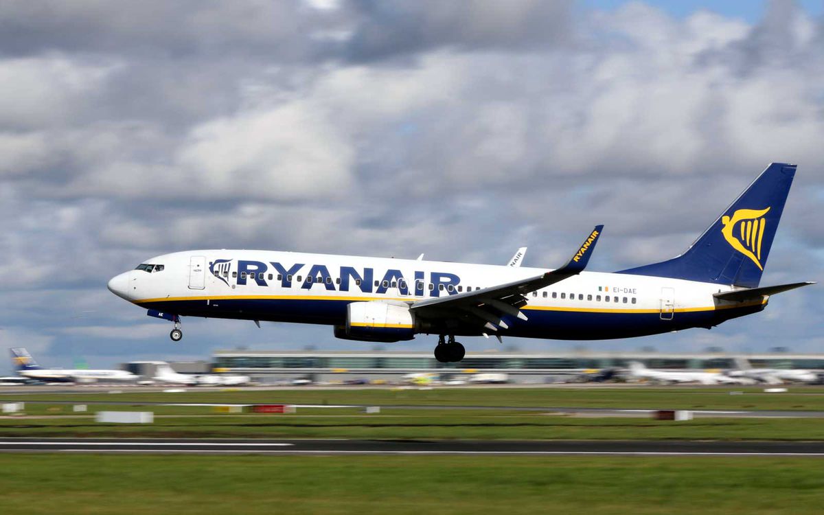 Ryanair Plane at Dublin Airport