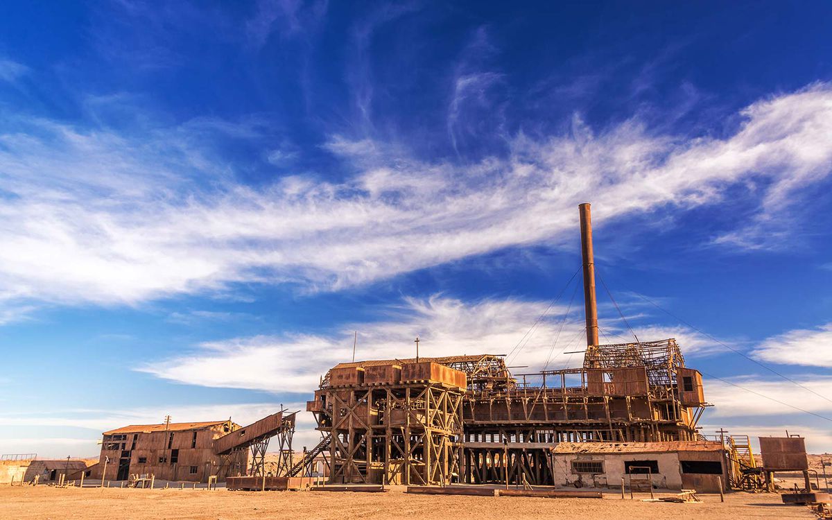 You can tour abandoned mining sites.