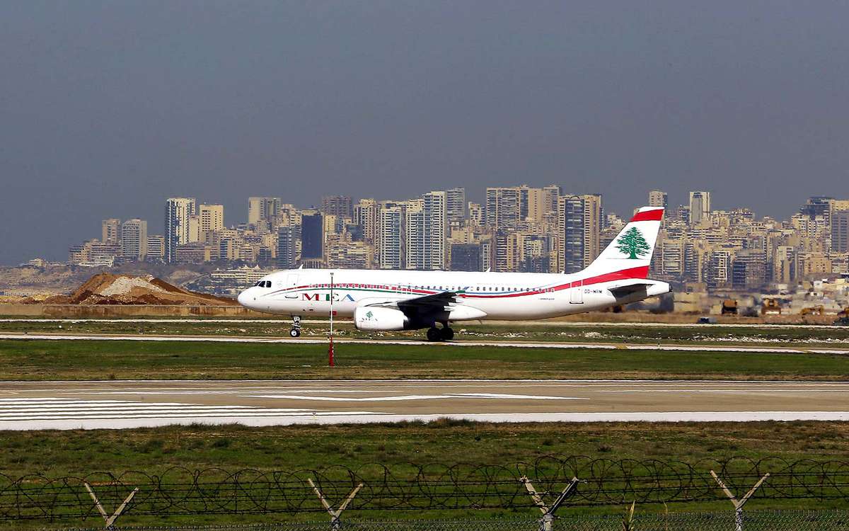 Beirut Lebanon Airport Flight Airplane Middle East