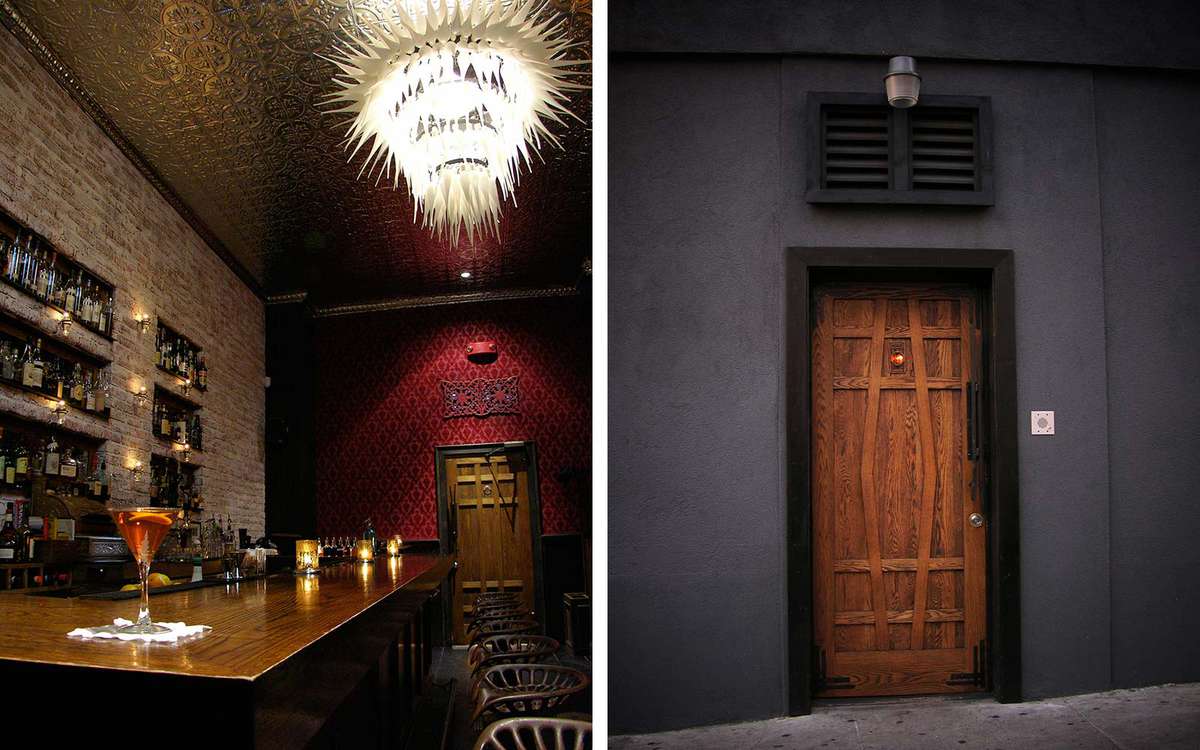 Hidden Secret Bars Around the World Ipswitch Bourbon and Branch San Francisco California