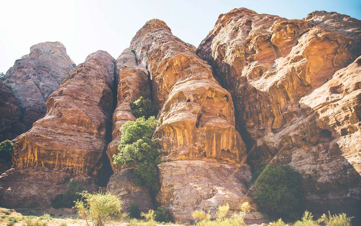 From Dana to Petra, 6 Days on The New Jordan Trail Landscape desert