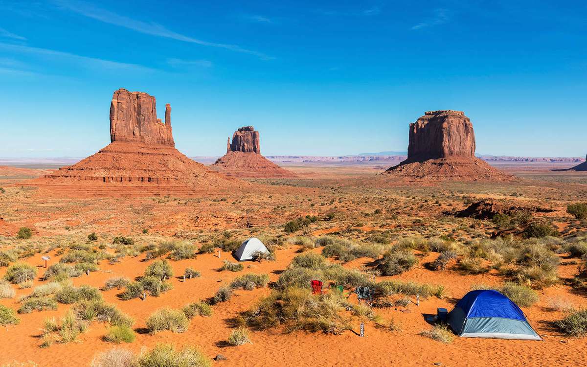 Monument Valley Arizona wildlife scenic nature camping camp site