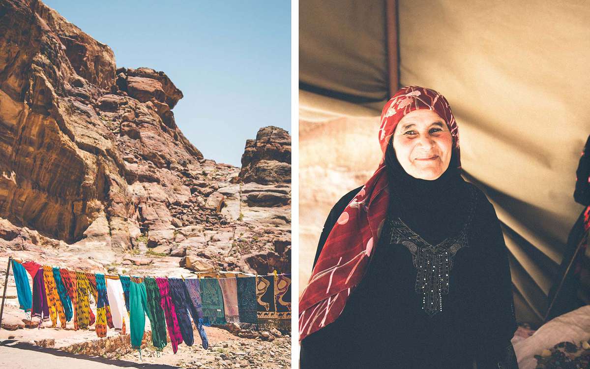 From Dana to Petra, 6 Days on The New Jordan Trail textiles fabric
