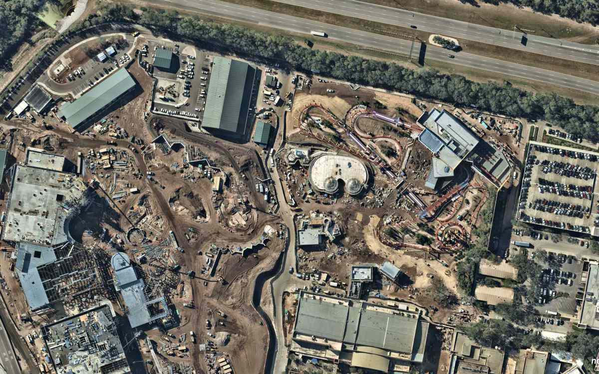 Aerial photos of Disney Hollywood Studios by Nearmap