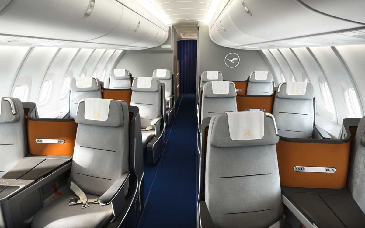 Lufthansa Business Class seats