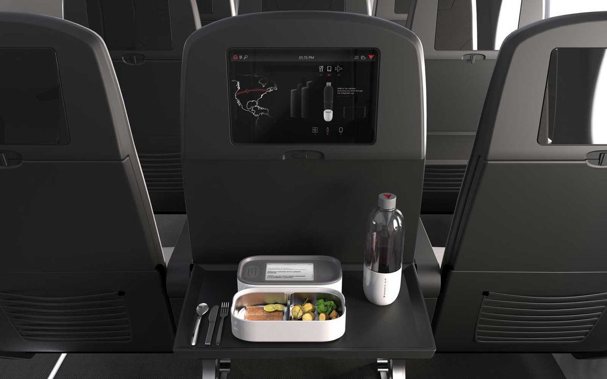 New ideas for in-flight food service