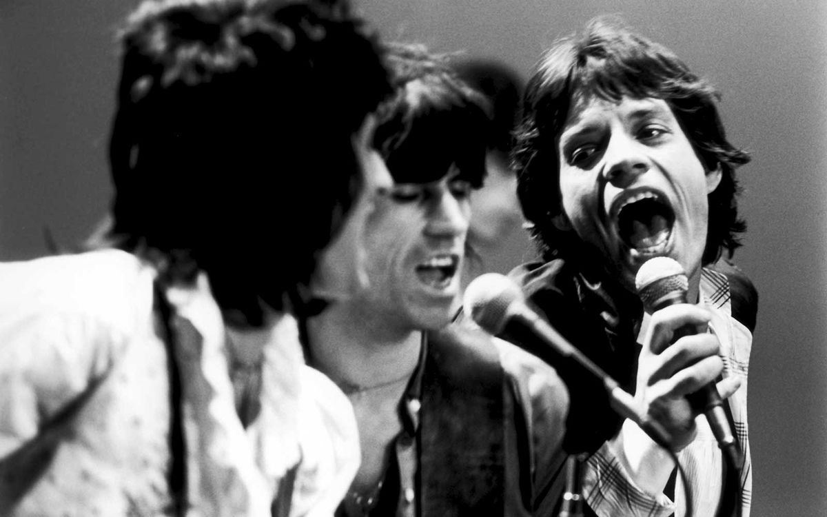 Rolling Stones On Stage In New York