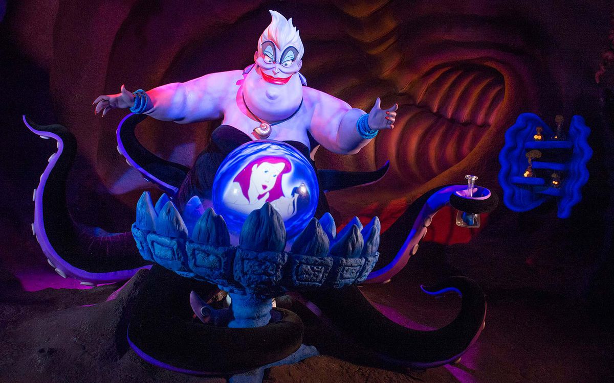 Ursula Little Mermaid Ride Disneyland Disney