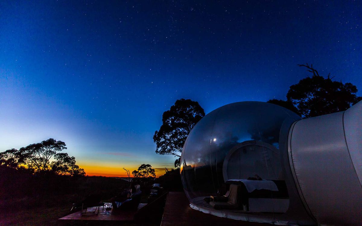 Bubbletents Australia Lodging Sunrise View