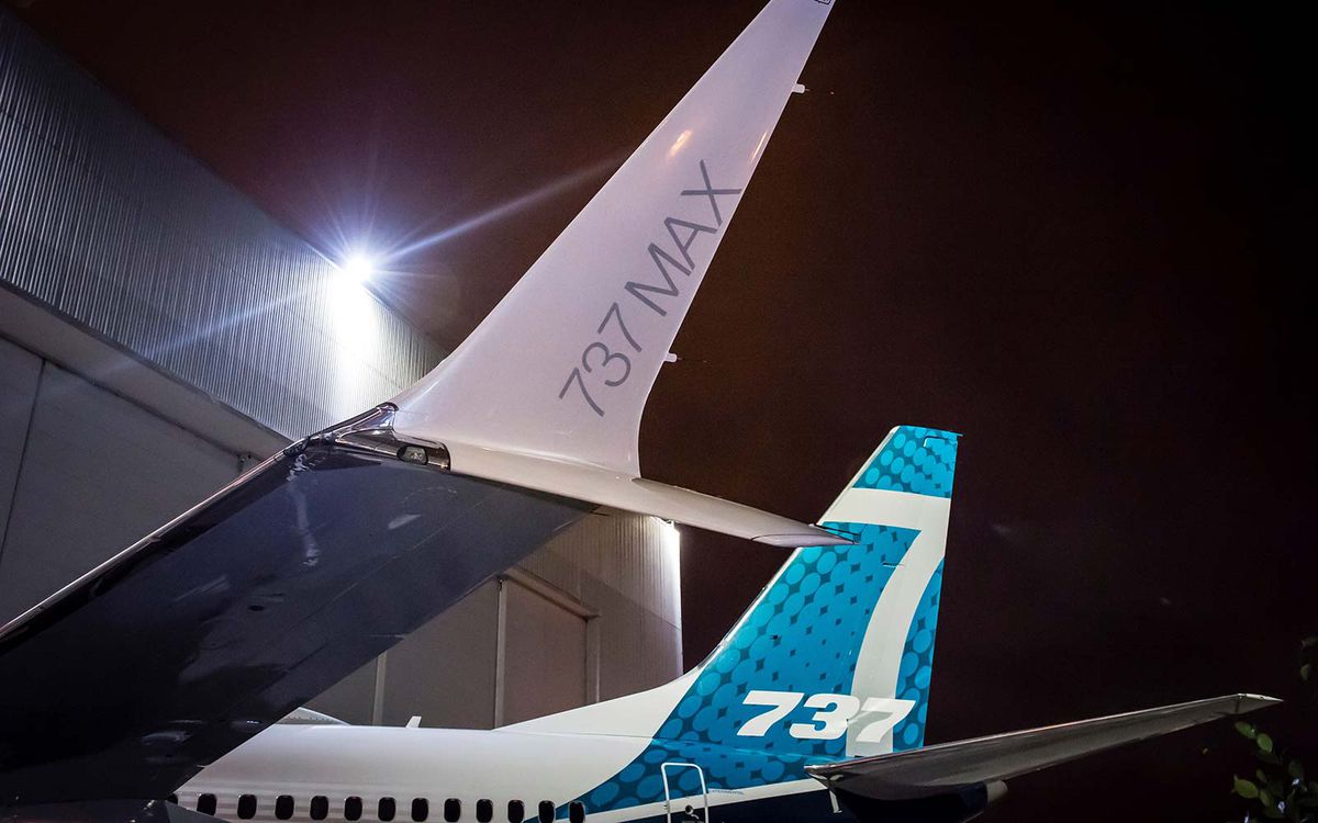 Boeing 737-MAX Airplane Winglets