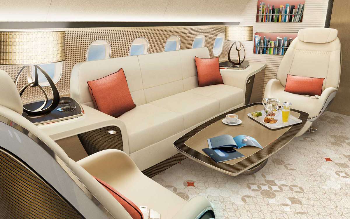 Custom 737 Airplane Interiors - Luxury