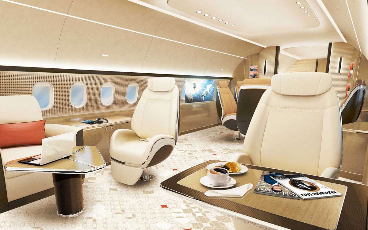 Custom 737 Airplane Interiors - Luxury
