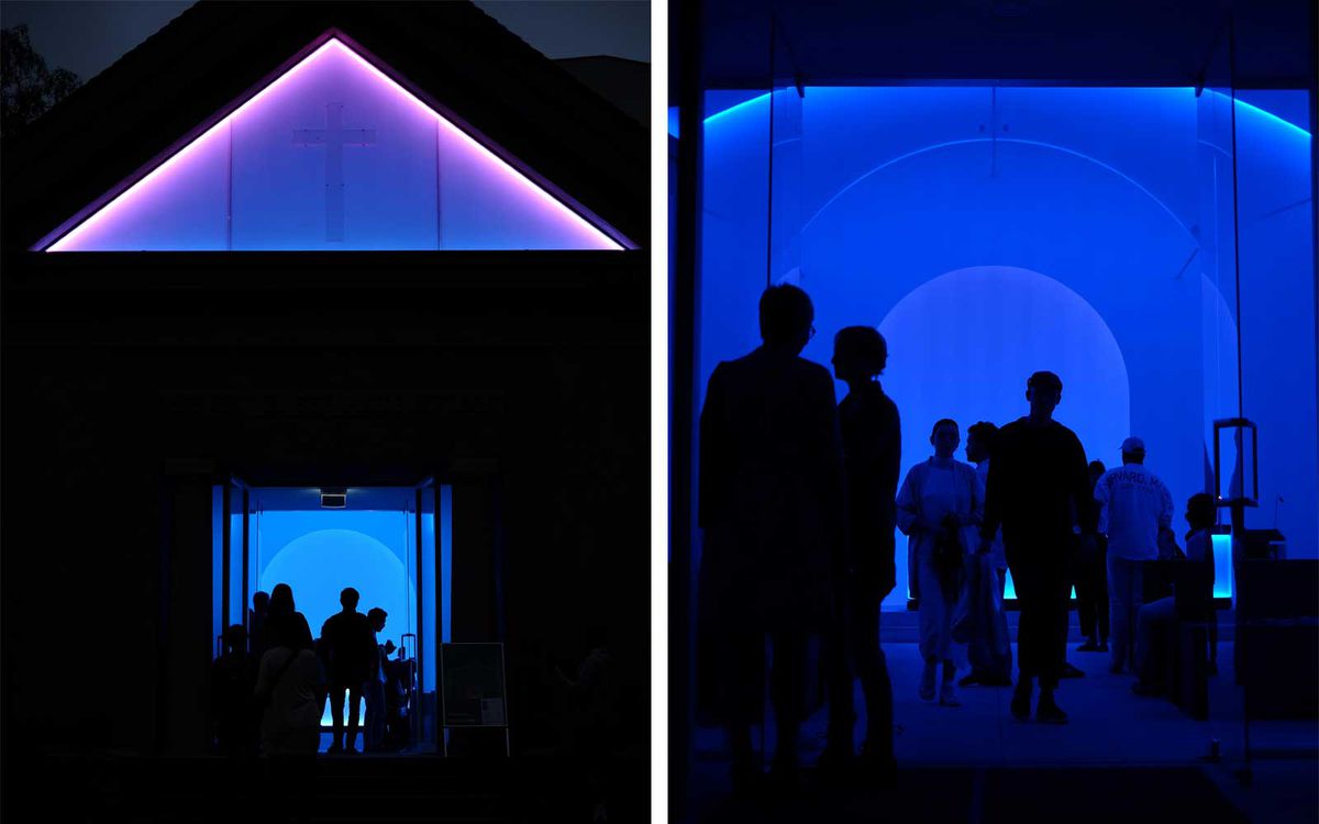 James Turrell, the infamous American light artist, is once again occupying the Dorotheenstadtischer Cemetery