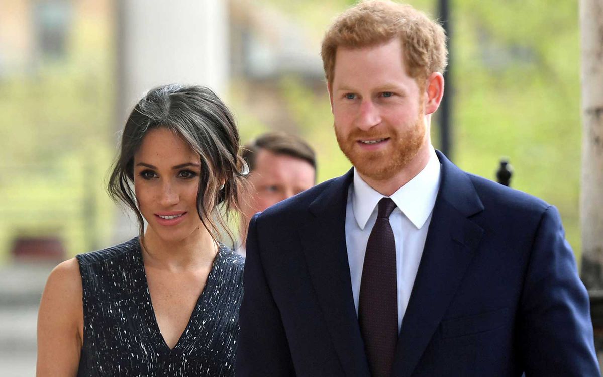 Meghan Markle and Prince Harry in London in April 2018