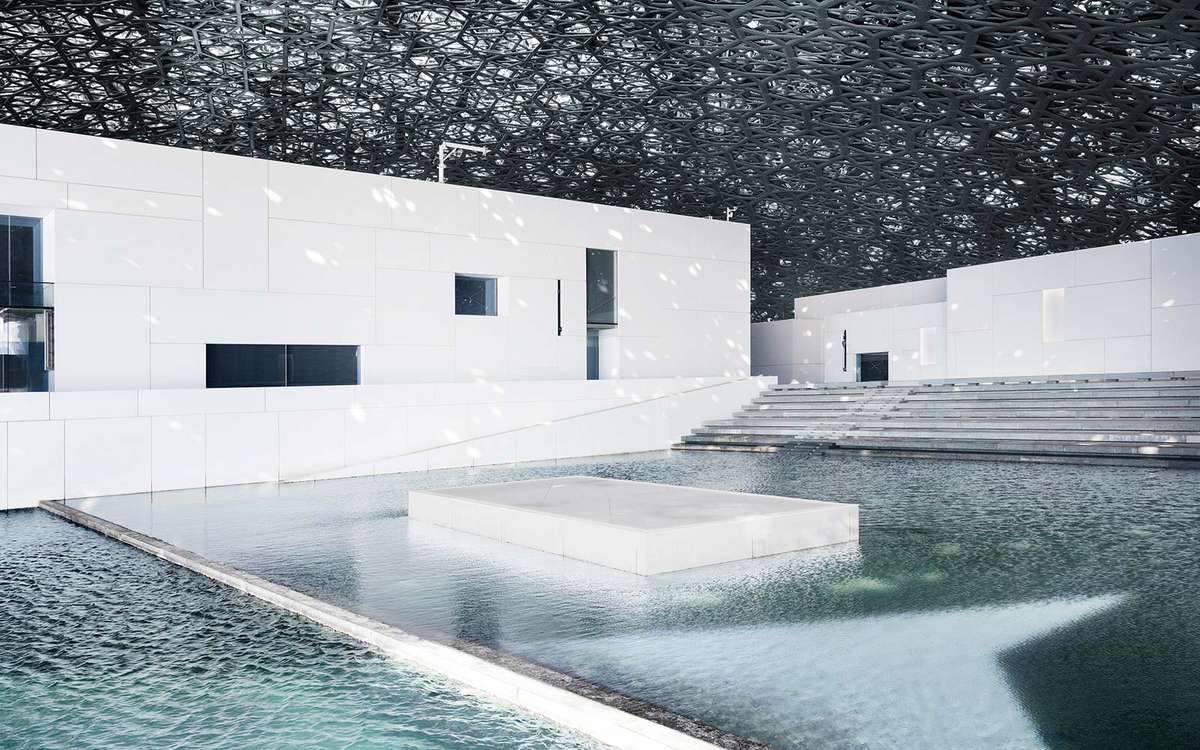 Louvre Abu Dhabi Pool Artwork Design
