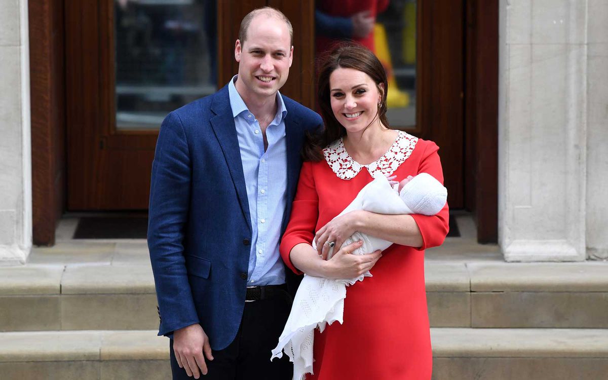 Prince William and Catherine Duchess of Cambridge welcome new baby boy