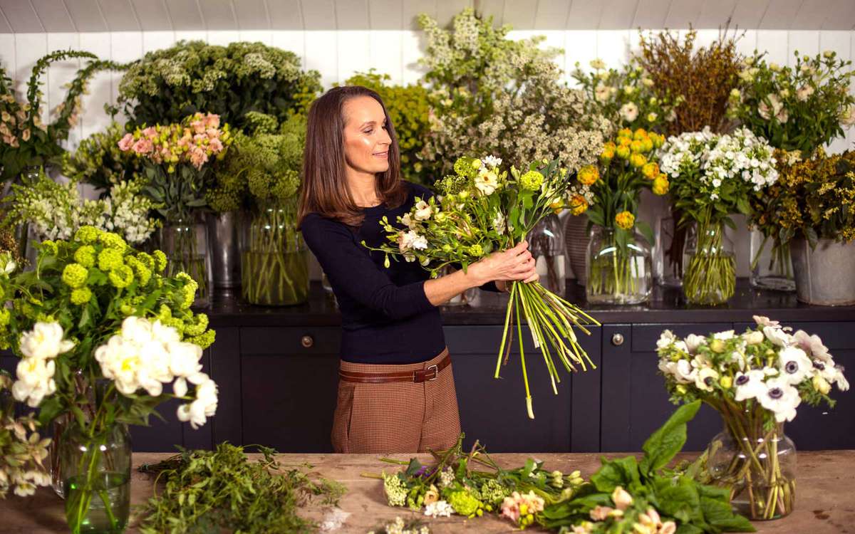 Florist Philippa Craddock, who has been chosen to create the floral displays for the wedding of Prince Harry and Meghan Markle
