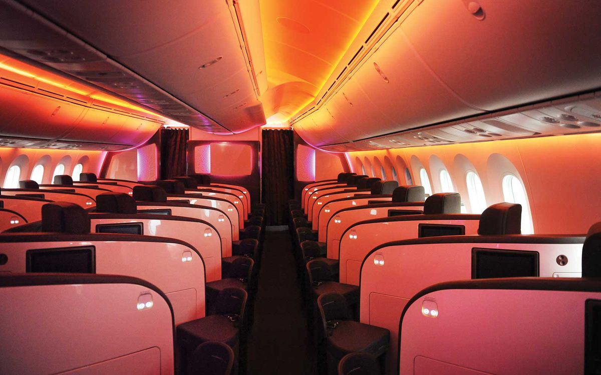 Virgin Atlantic first class