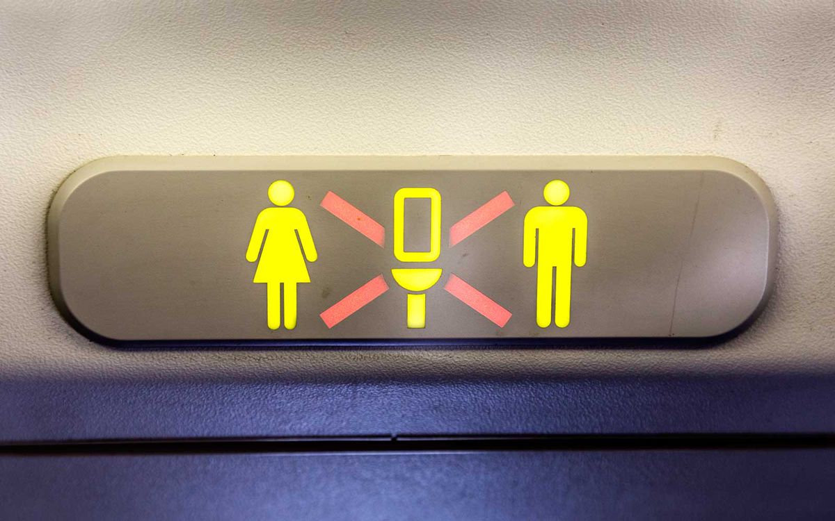 Occupied Aircraft Lavatory Sign