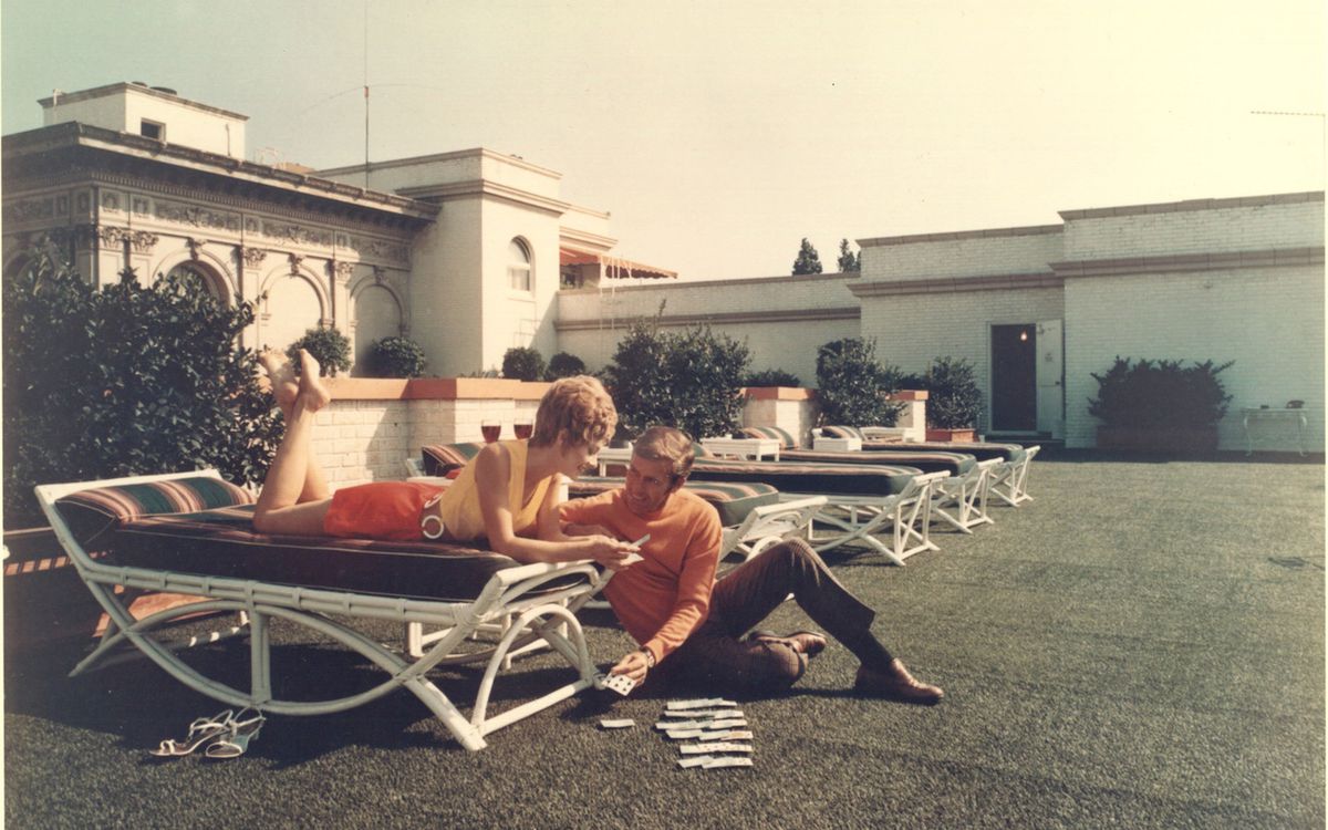 Beverly Wilshire rooftop 1970s