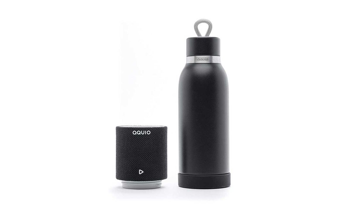 Aquio Water Bottle and Bluetooth Speaker