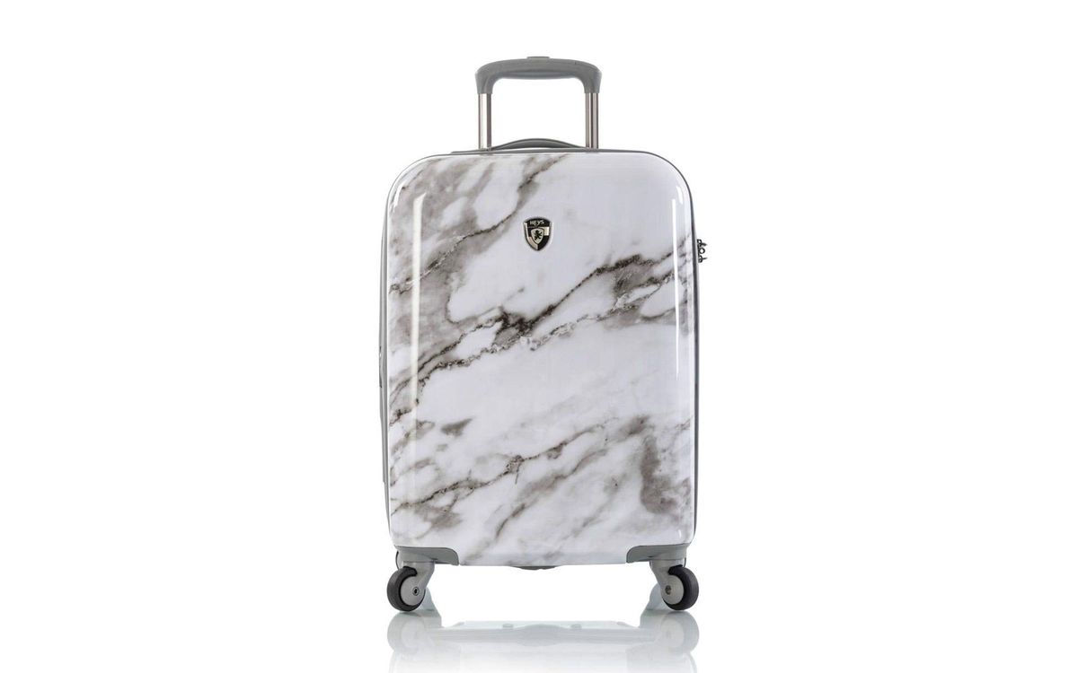 Heys Carrara White Marble 21-inch Spinner Carry-on