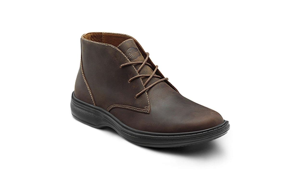 Dr. Comfort Ruk Men's Leather Lace-up Boot