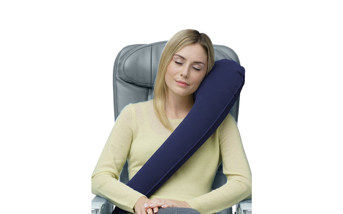 12. Travelrest Ultimate Inflatable Travel Pillow