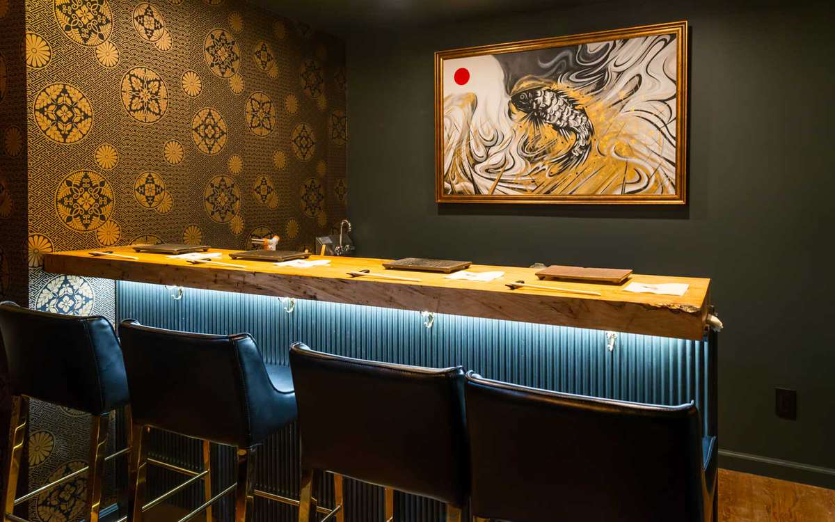 Sushi by Bou Suite 1001 includes a four-seat sushi bar.