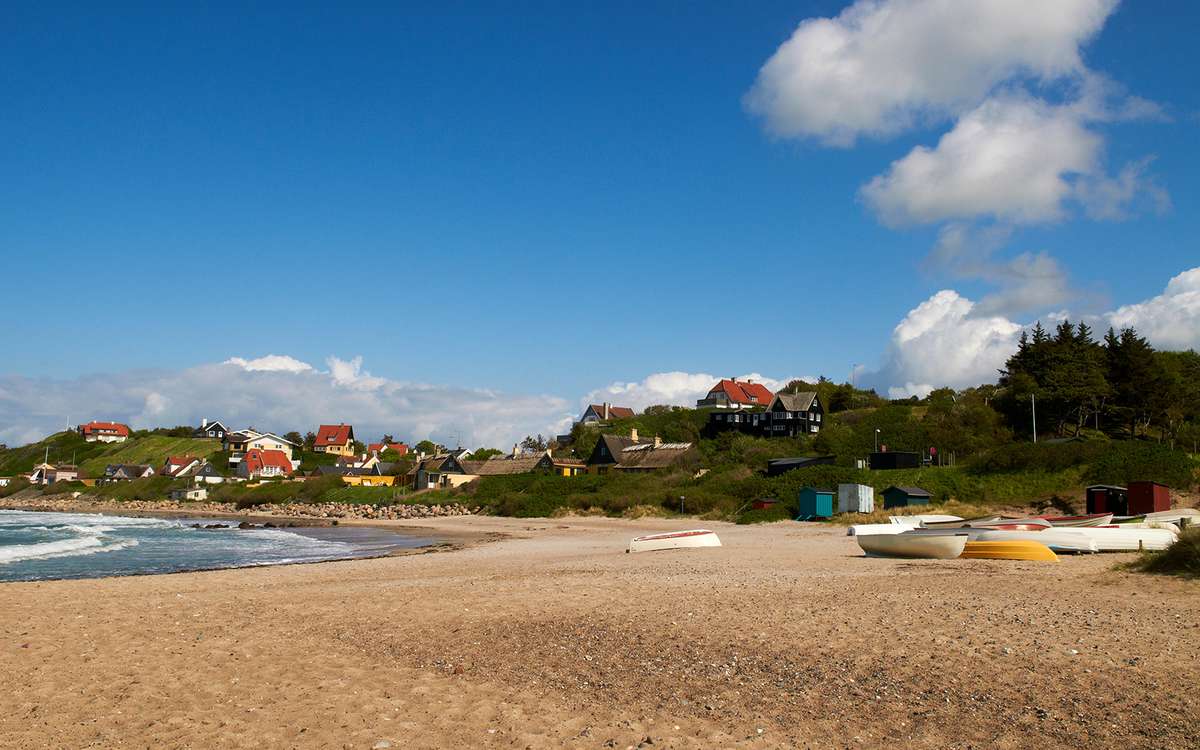 beach at Tisvildeleje, Denmark