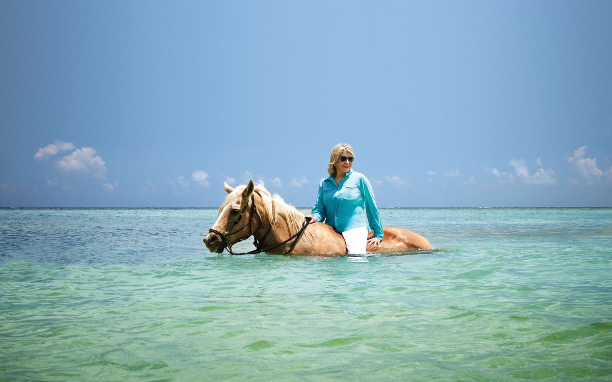 Martha Stewart Horseback Riding