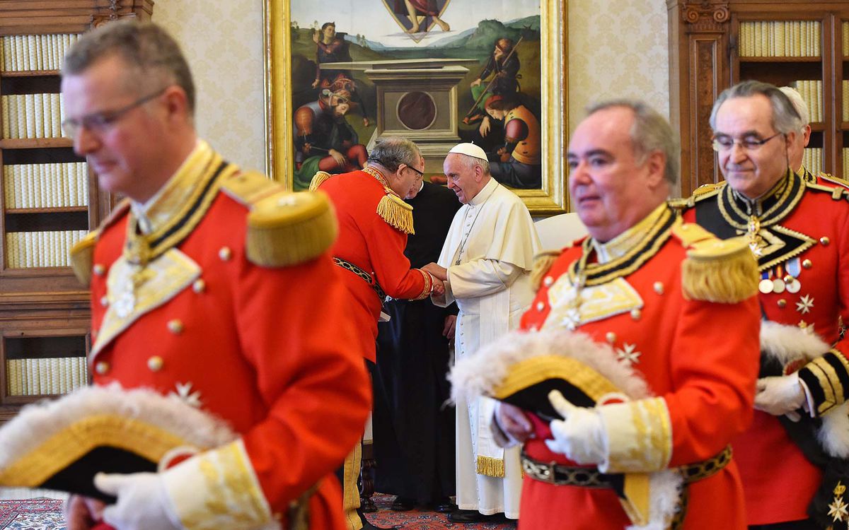 Pope Francis meets Prince and Grand Master of the Sovereign Military Order of Malta Rare Passport Exclusive