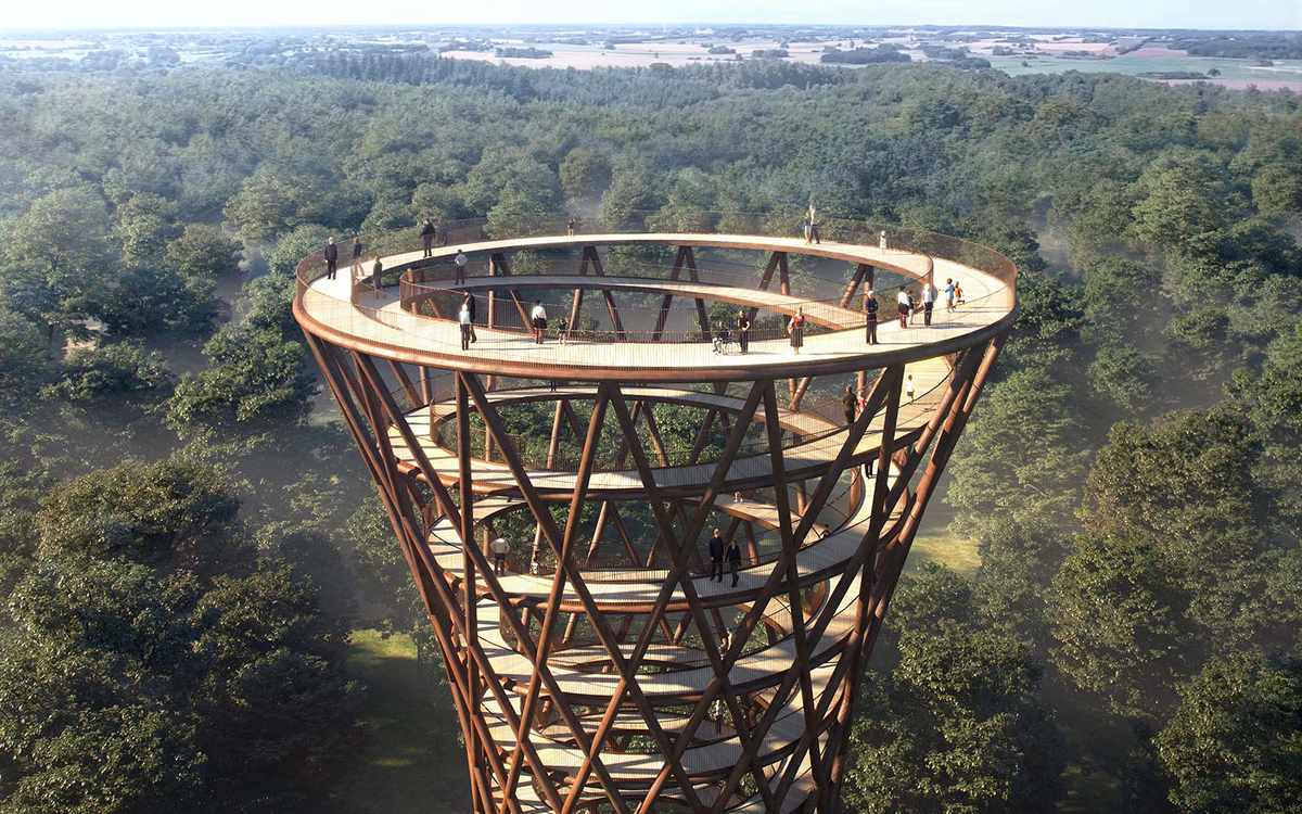 camp adventure treetop experience trail route attraction denmark