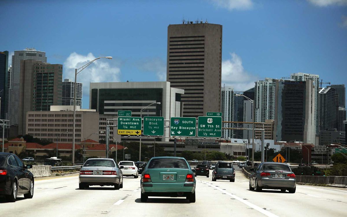 Miami, Florida memorial day weekend traffic