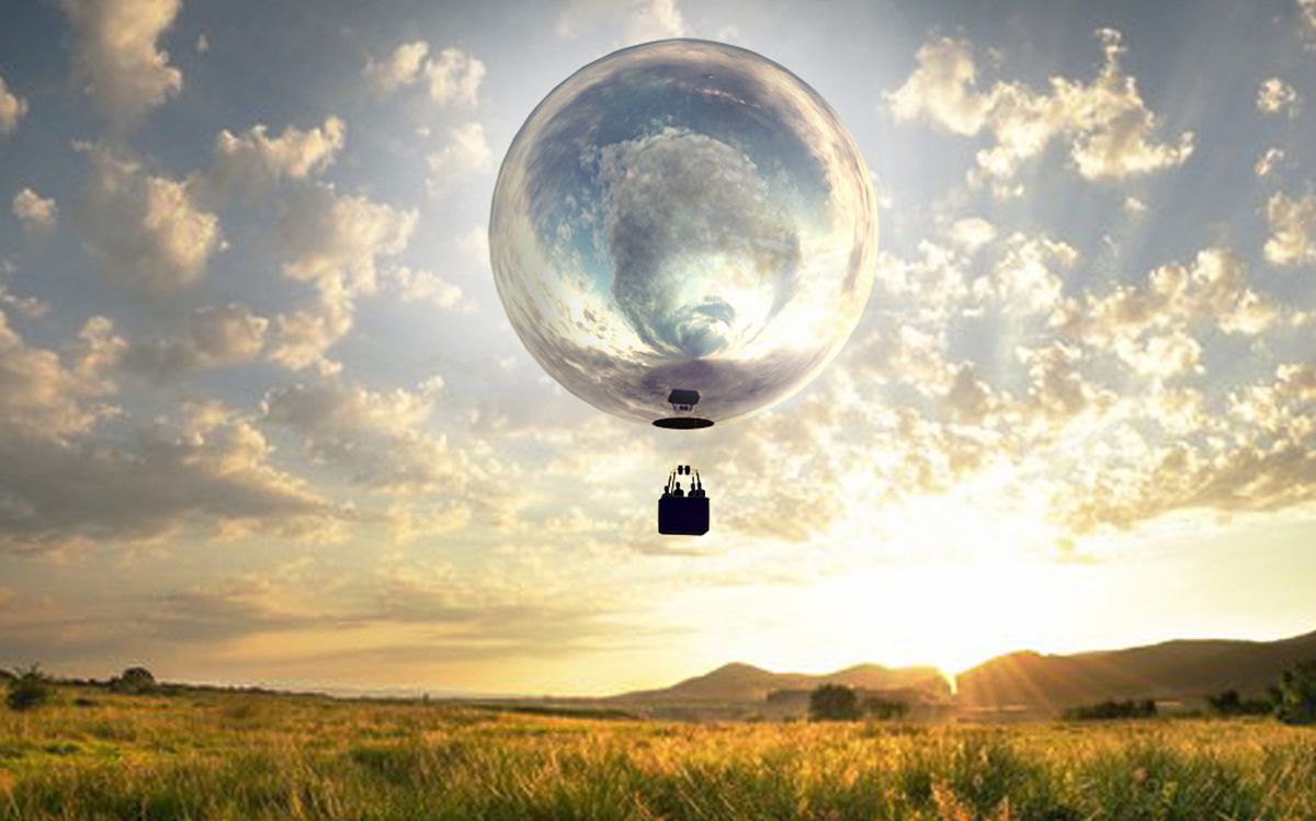 Doug Aitken mirrored balloon rendering