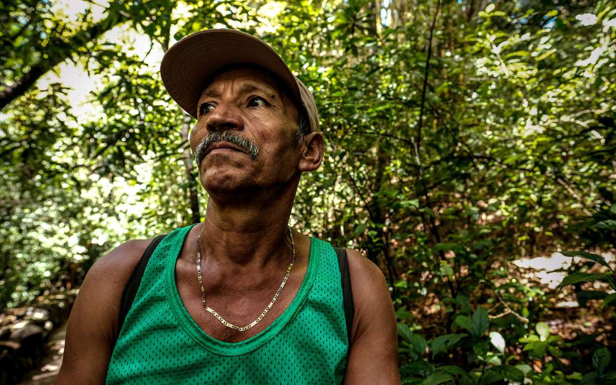 El Salvador, Cinquera Forest Guide, Rafael Hernandez