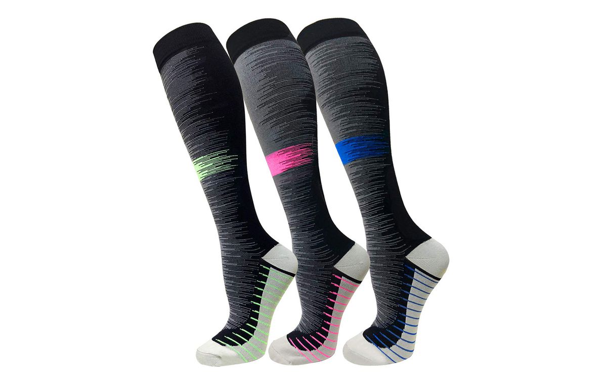 Varicose Veins Travel Best Medical,for Running Athletic Ygsdf59 DIY Tye Dye Tapestry Compression Socks for Women and Men 