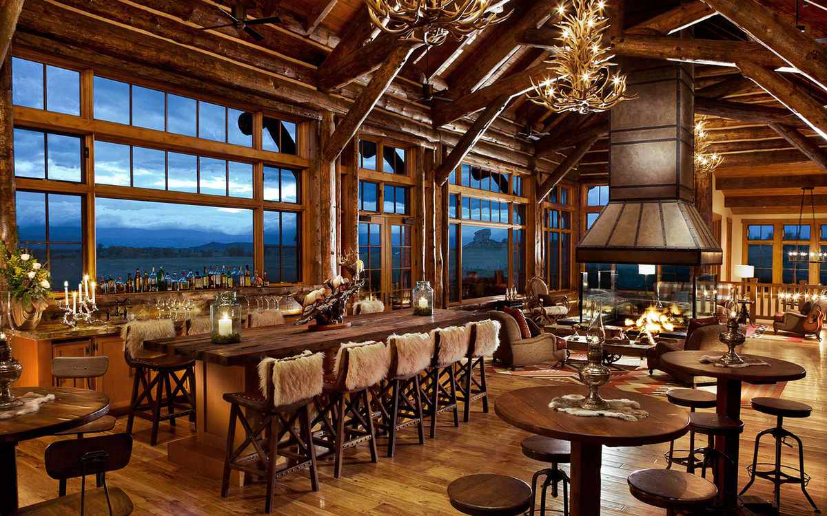 Best Resorts in the American West, as voted by the readers of Travel + Leisure magazine (shown: Brush Creek Ranch)