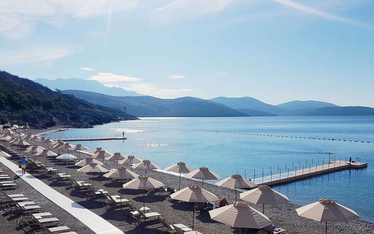 Chedi Lustica Bay hotel in Montenegro
