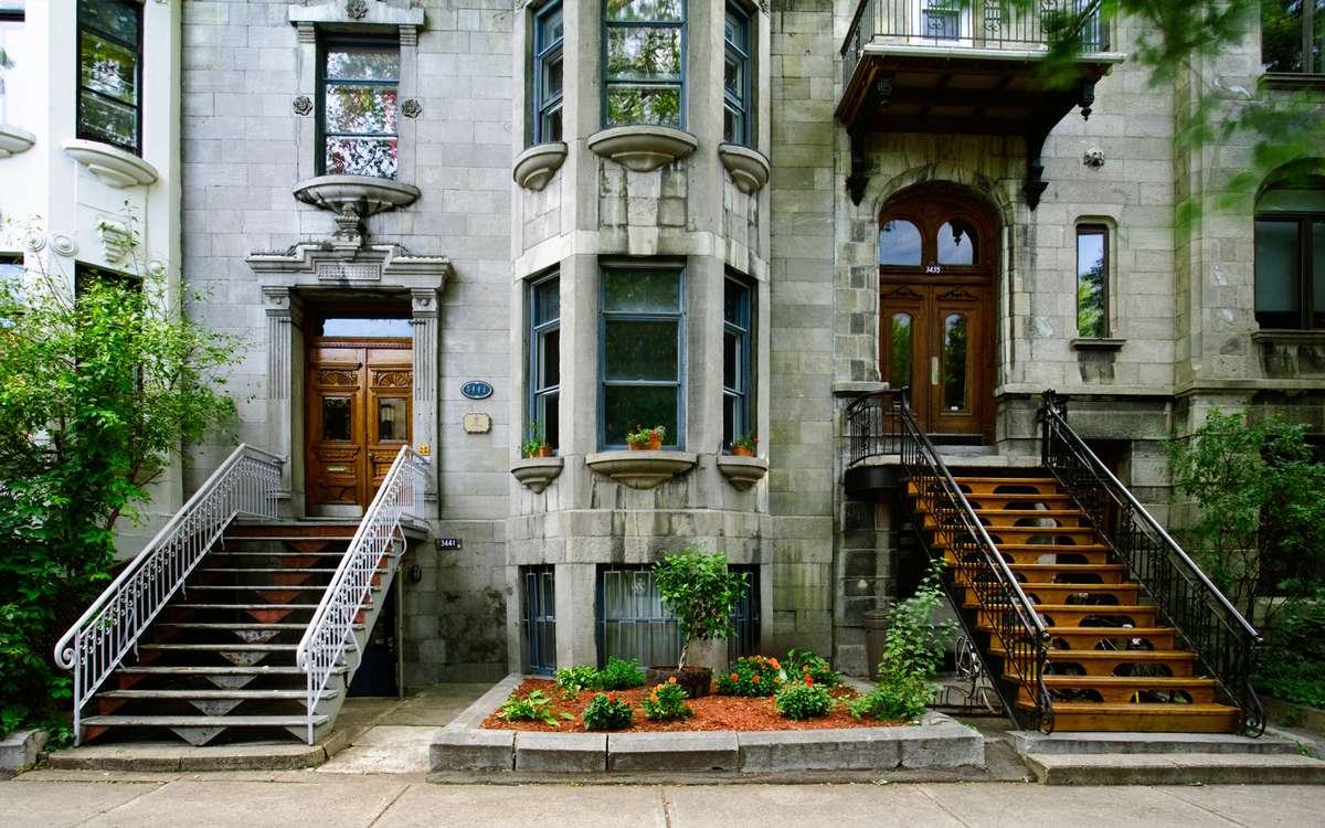 Townhomes in Montreal, Quebec, Canada