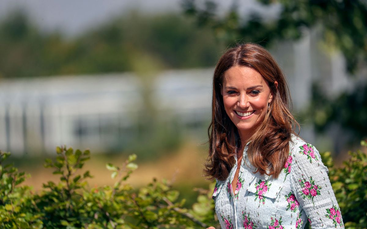 Kate Middleton Steps Out in the Perfect Floral Dress to Unveil Her Latest Garden Design