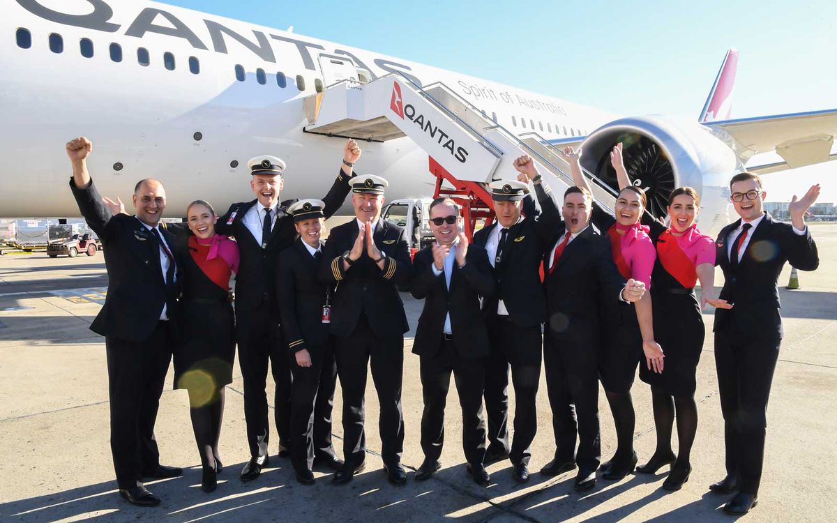 Qantas sets record with nearly 20-hour commercial flight from New York to Sydney