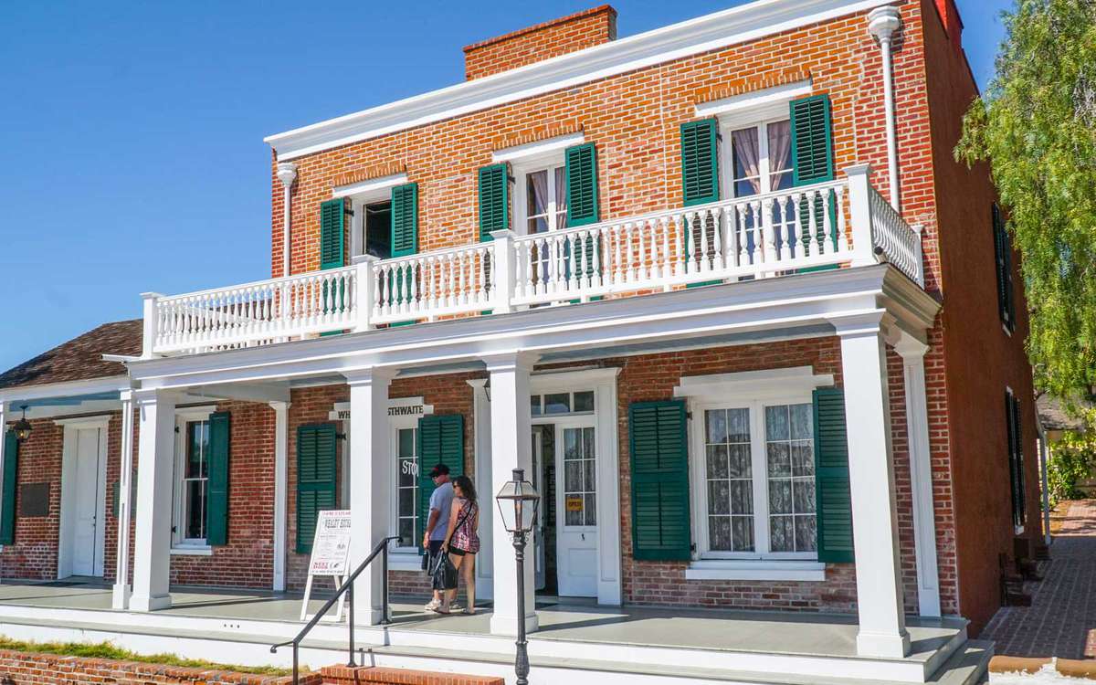Famous Whaley House in San Diego, California Old Town