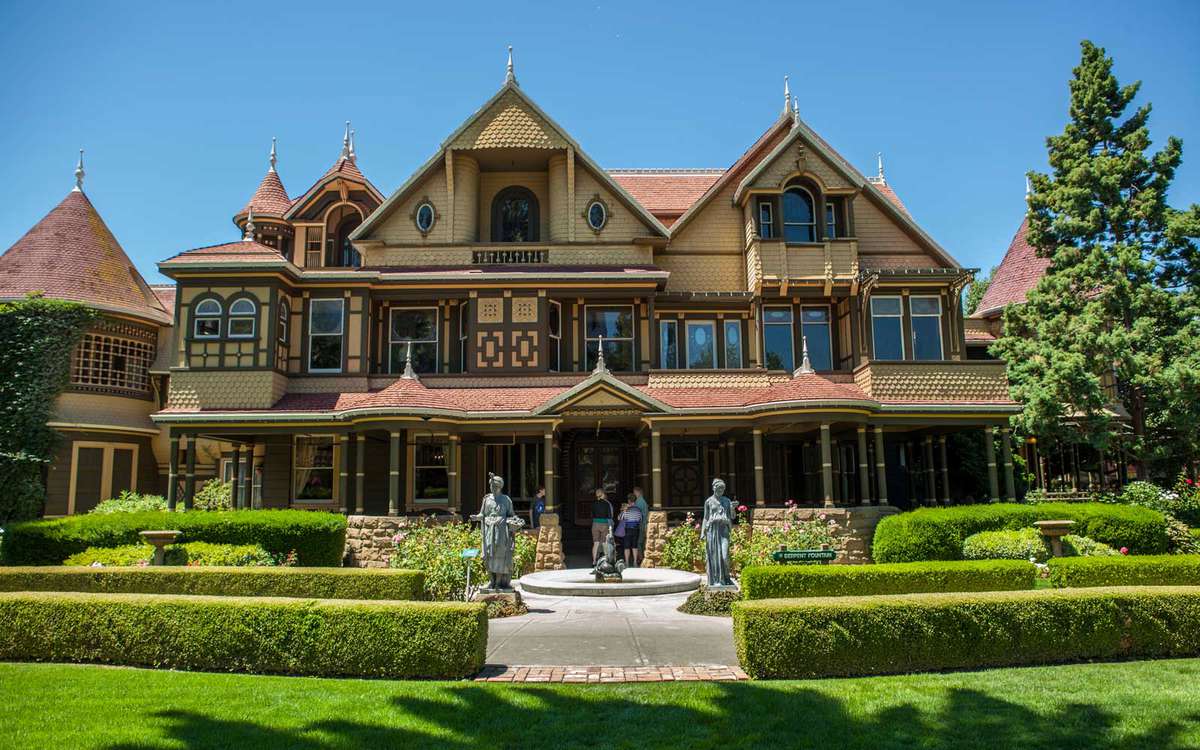 The Winchester Mystery House is a well-known mansion in Northern California.