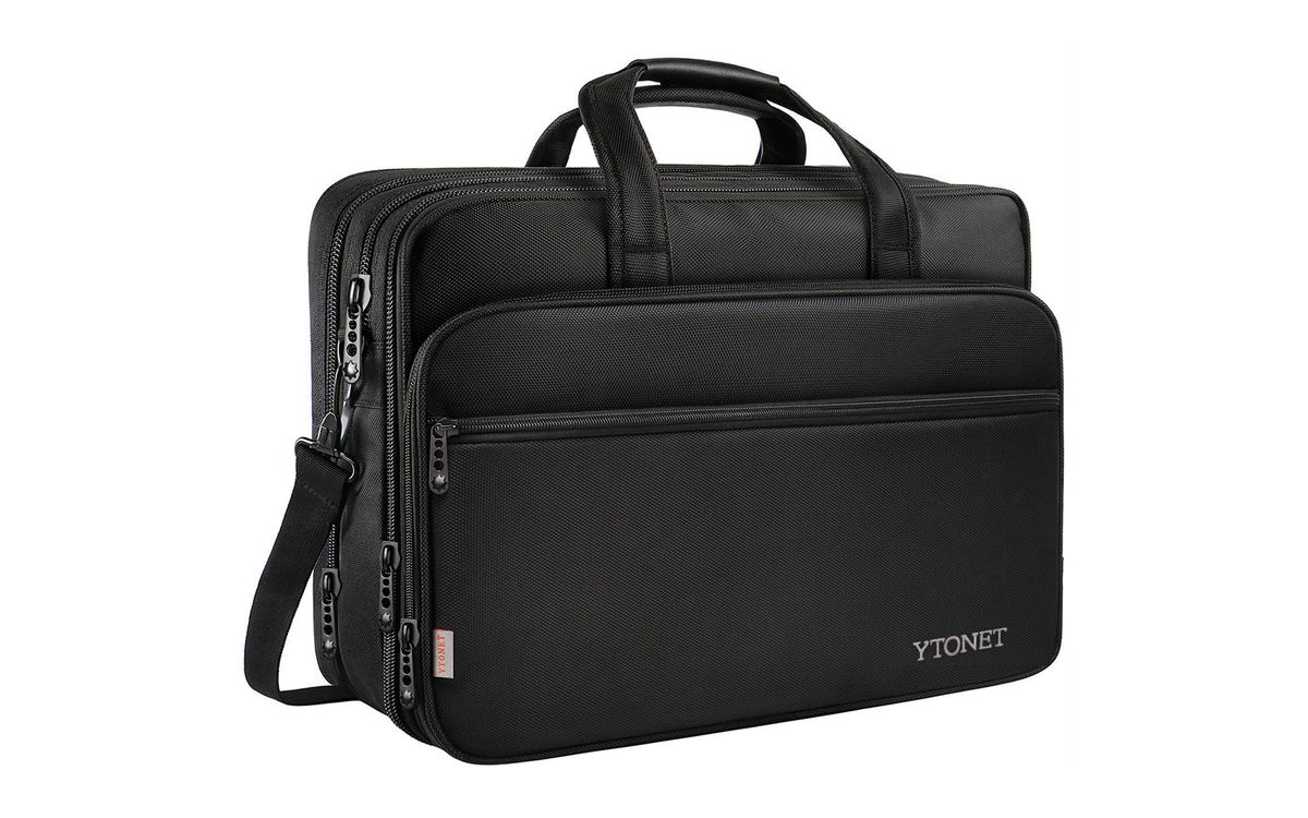 Briefcase Messenger Shoulder Bag for Men Women College Students Business People Office Workers Laptop Bag 15-15.4 Inch Laptop Case